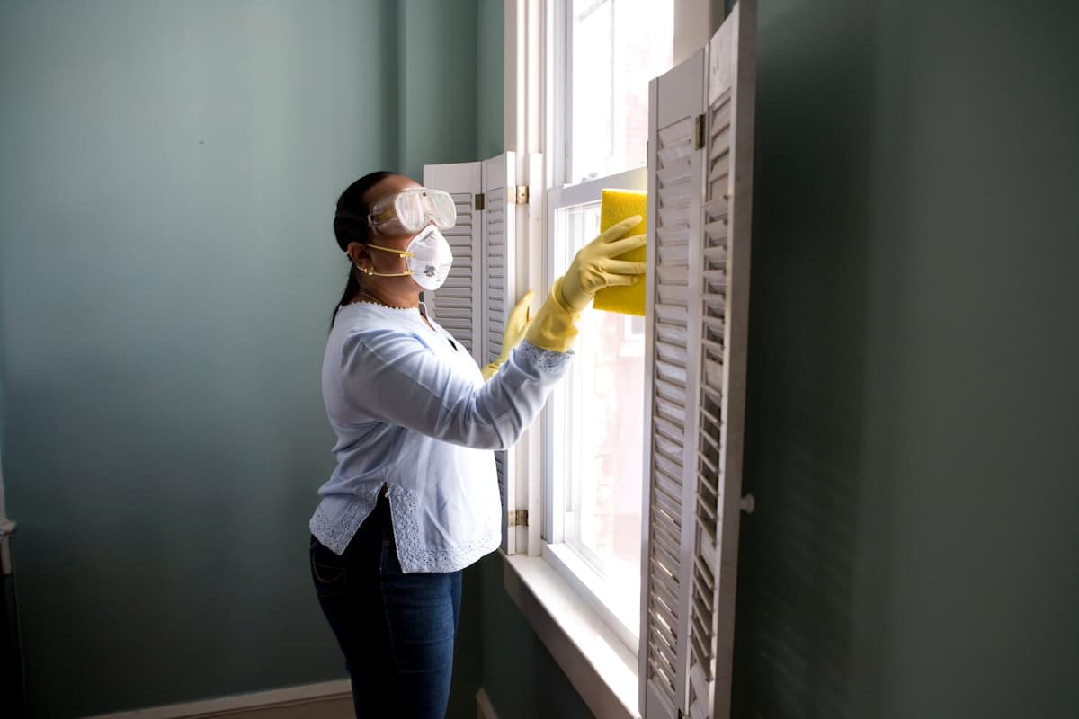 Professional cleaning team